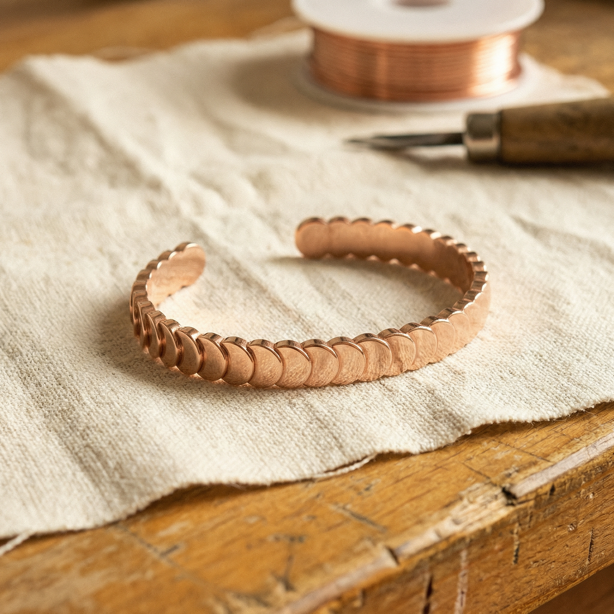 Vera | Pulsera de Cobre Marea