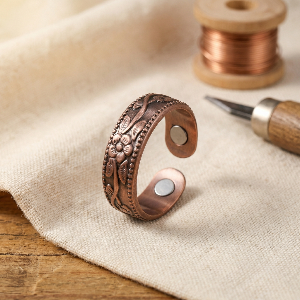 Vera | Anillo de Cobre Pétalo