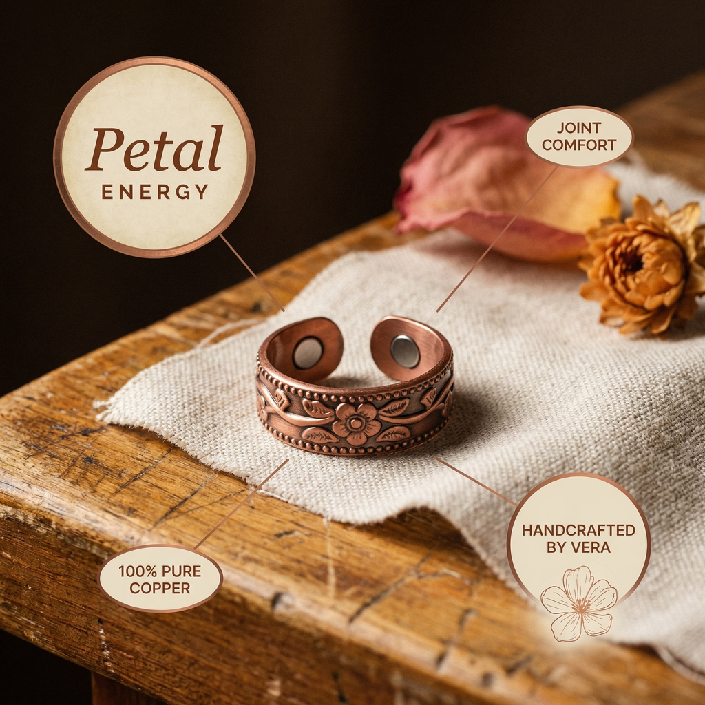Vera | Anillo de Cobre Pétalo