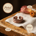 Vera | Anillo de Cobre Pétalo