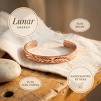 Vera | Pulsera de Cobre Lunar