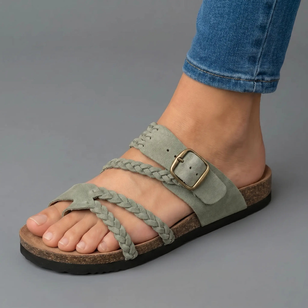 Lucía™ | Sandalias Ortopédicas con Correas Trenzadas