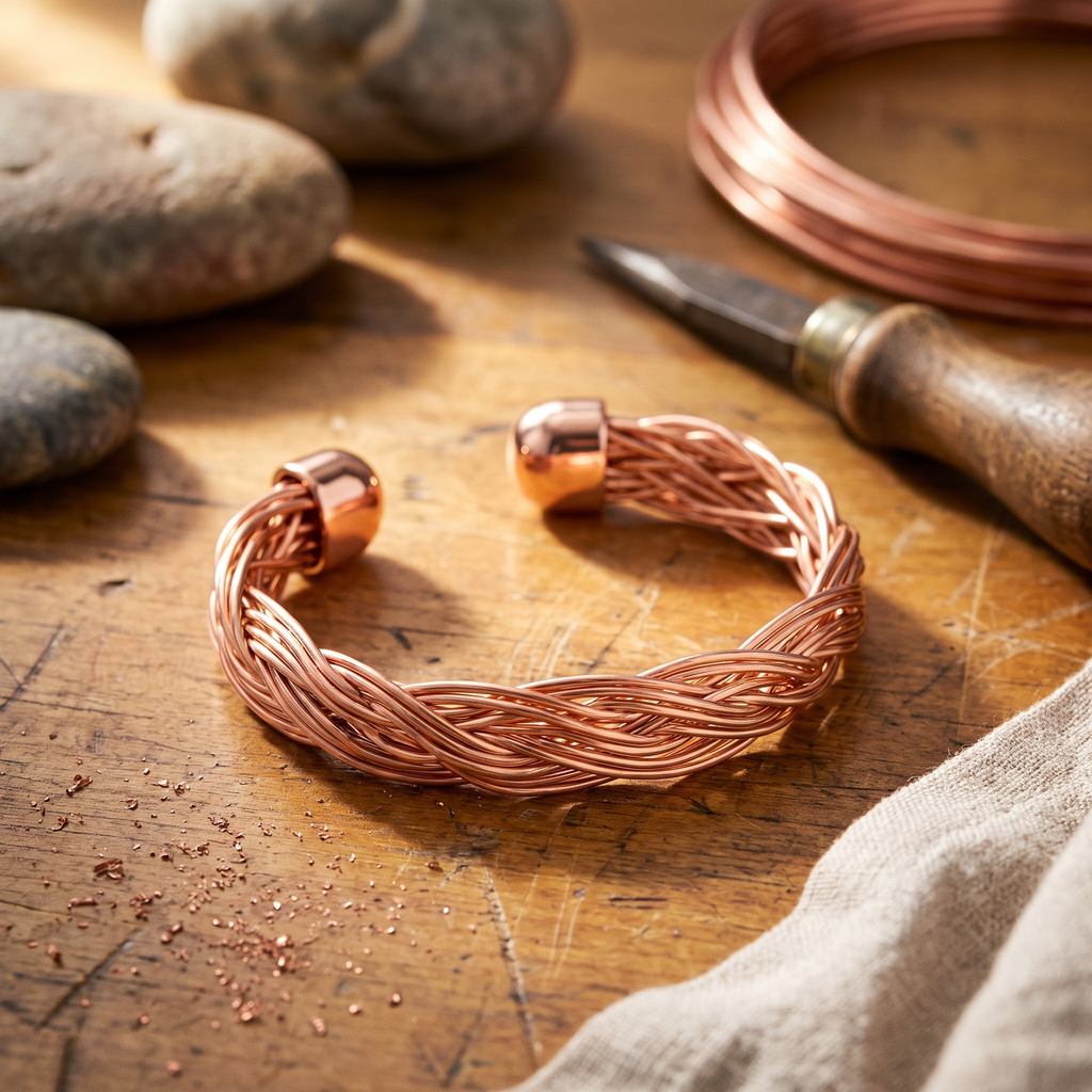 Vera | Brazalete de Cobre Olmo