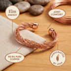 Vera | Brazalete de Cobre Olmo