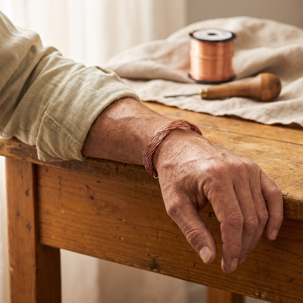 Vera | Brazalete de Cobre Olmo