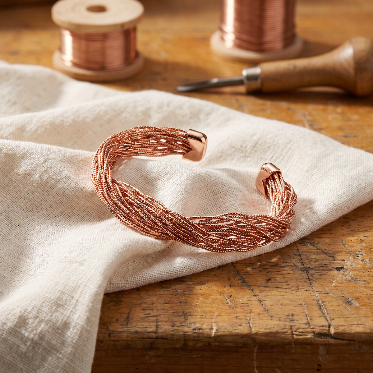 Vera | Pulsera de Cobre Pinzón