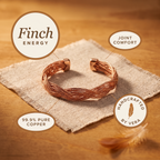 Vera | Pulsera de Cobre Pinzón