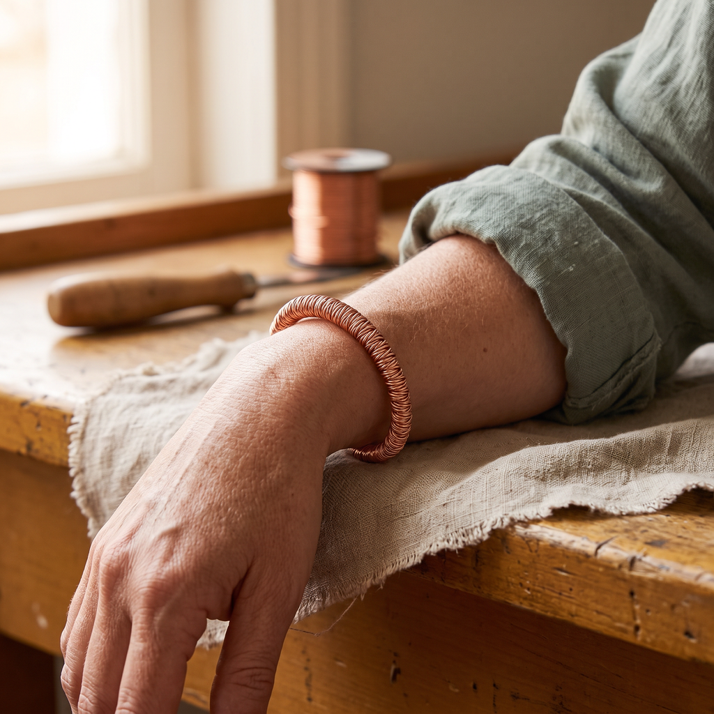 Vera | Brazalete de Cobre Fiordo