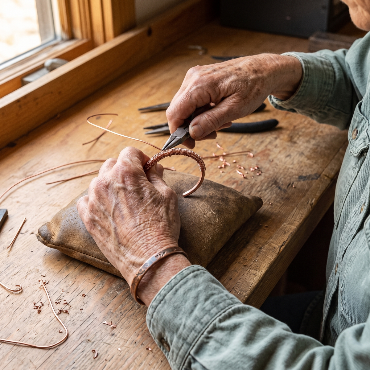 Vera | Brazalete de Cobre Fiordo