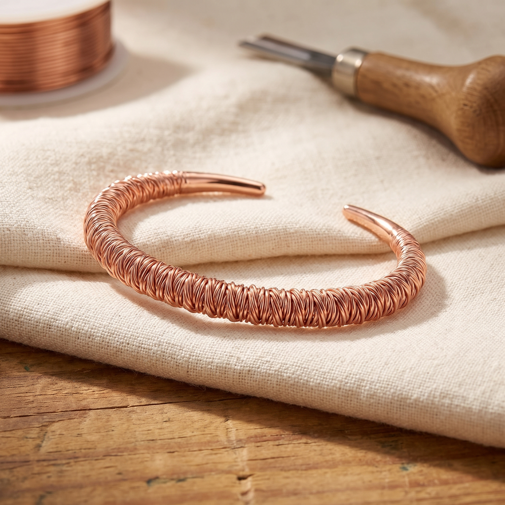 Vera | Brazalete de Cobre Fiordo