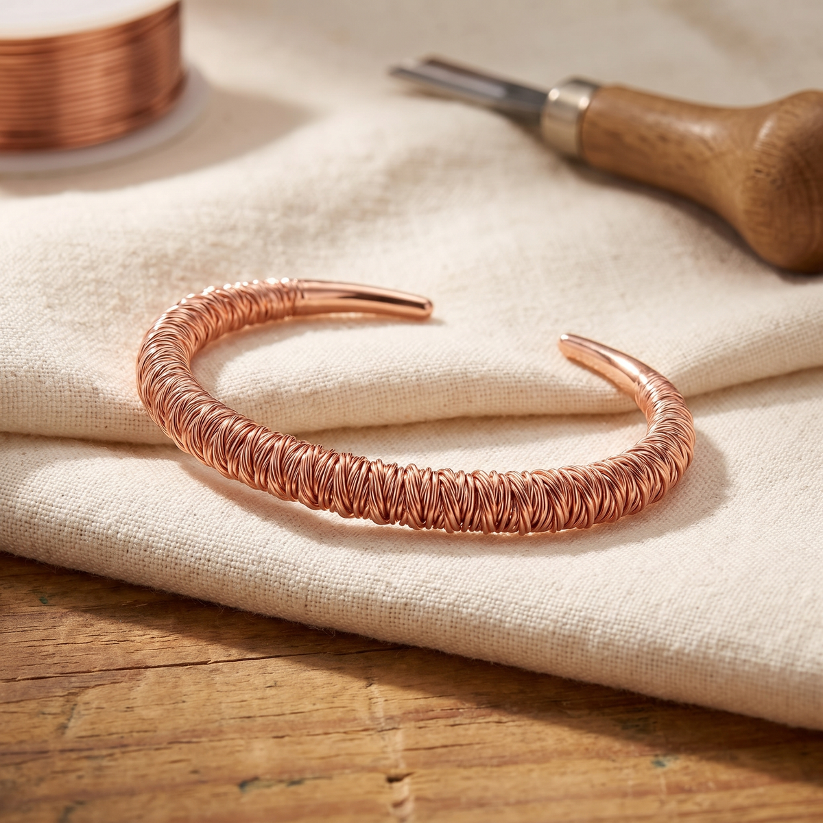 Vera | Brazalete de Cobre Fiordo