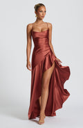 Samira | Vestido con volantes bajos