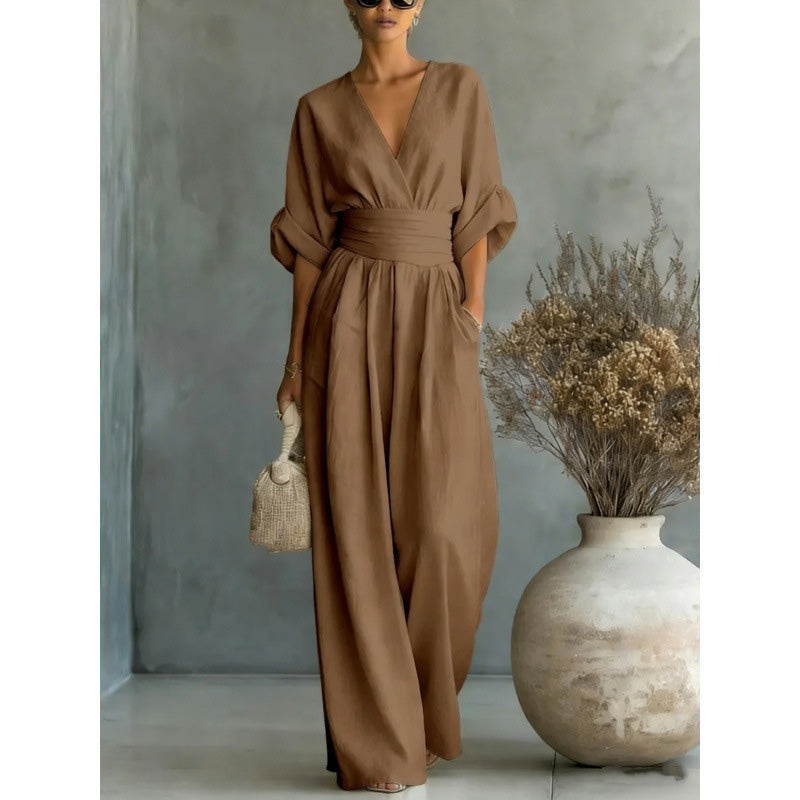 Margot | Mono de talle alto y pierna ancha