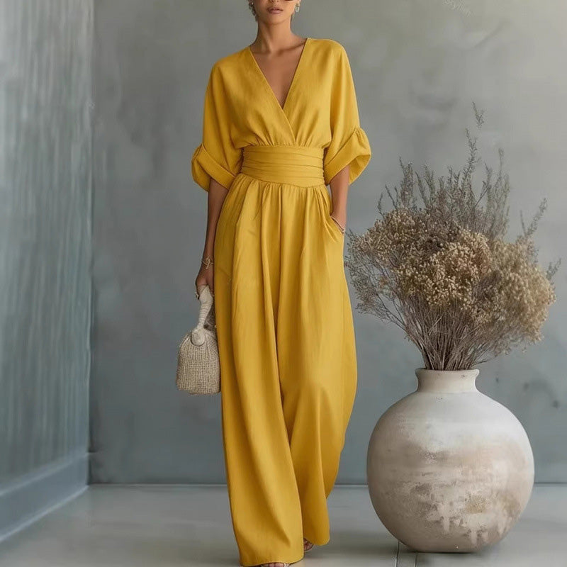 Margot | Mono de talle alto y pierna ancha