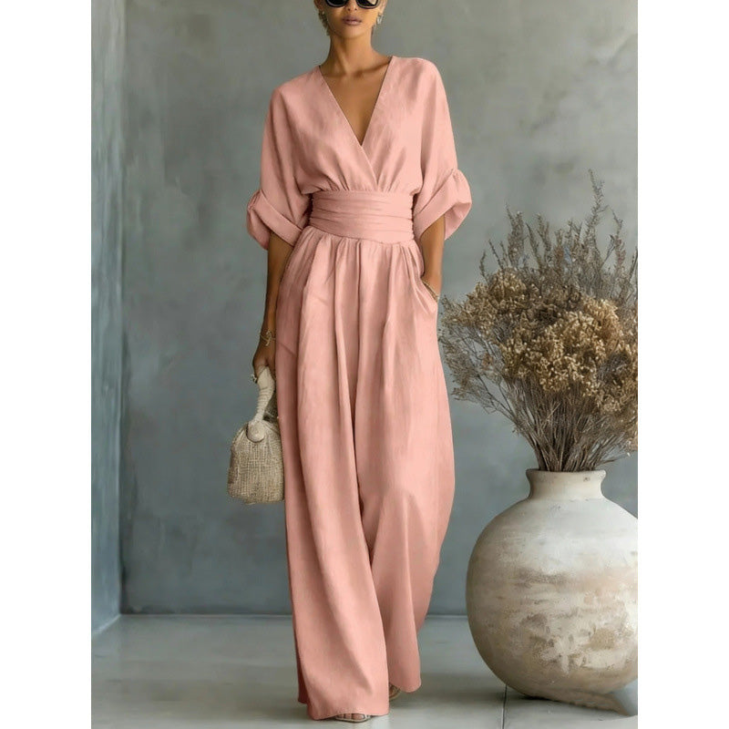Margot | Mono de talle alto y pierna ancha