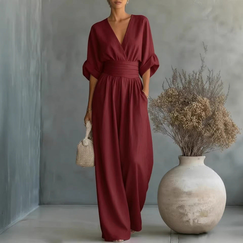 Margot | Mono de talle alto y pierna ancha