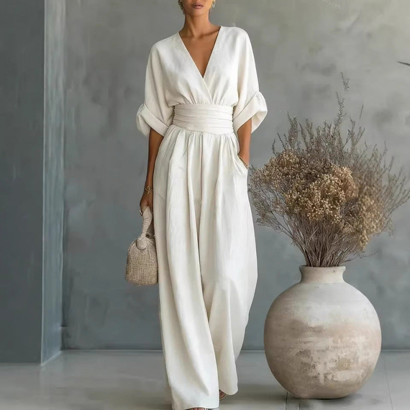 Margot | Mono de talle alto y pierna ancha
