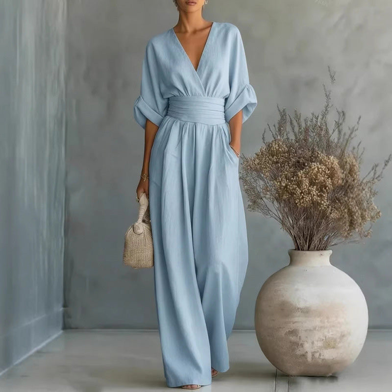 Margot | Mono de talle alto y pierna ancha