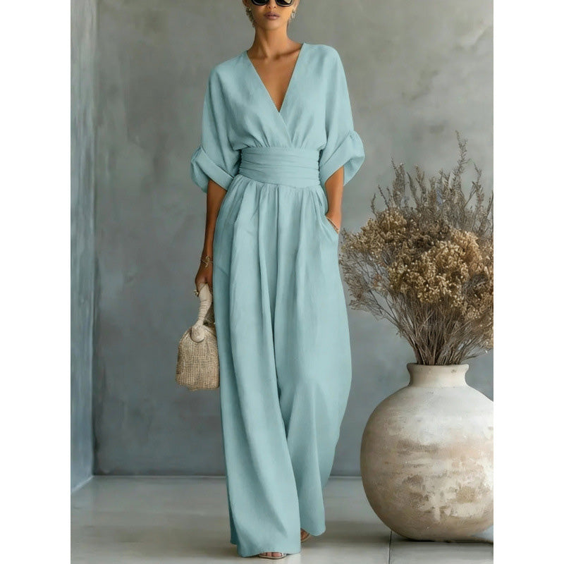 Margot | Mono de talle alto y pierna ancha