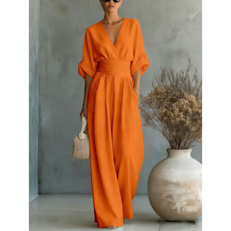 Margot | Mono de talle alto y pierna ancha
