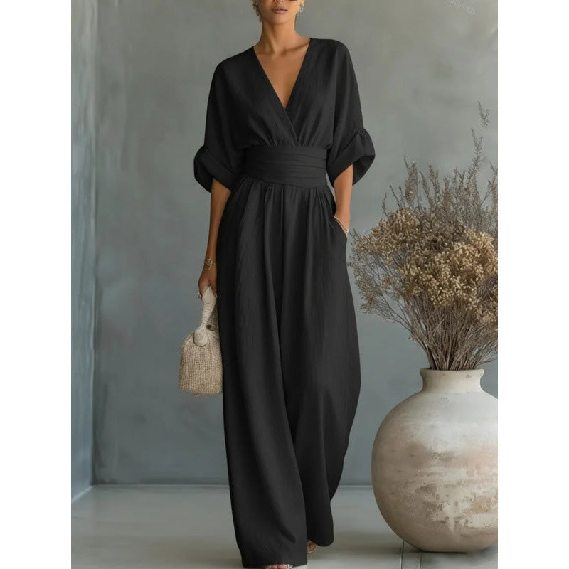 Margot | Mono de talle alto y pierna ancha